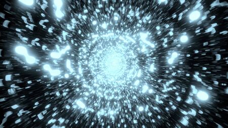 abstract silver design galaxy 3d illustration background wallpaper, abstract time travel 3d...