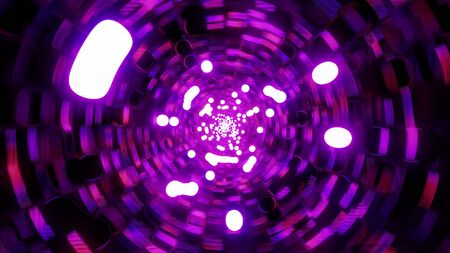 colorful multicolor abstract space galaxy design 3d illustration background wallpaperの写真素材