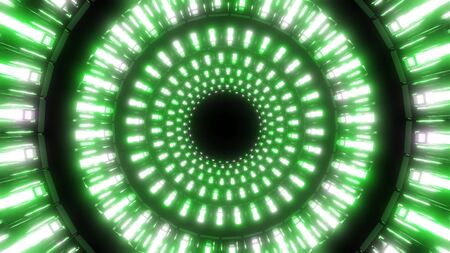 round abstract glowing 3d illustration wallpaper background art design, high abstract colorul 3d rendering designの写真素材