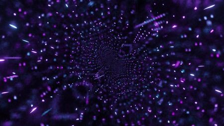 abstract glowing colorful multicolor space galaxy 3d illustration graphic design artwork background...