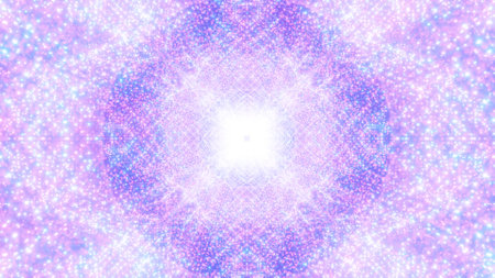 Glowing stars particles galaxy 3d illustration wallpaper background artwork