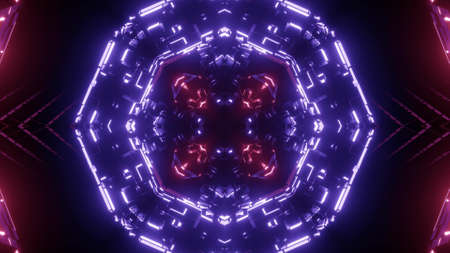 3D illustration of 4K UHD crystal ornament