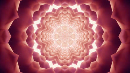 Abstract 3d 4K UHD illustration with geometric shapesの写真素材