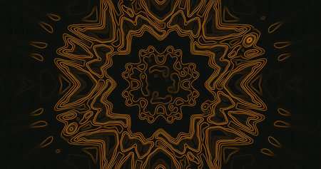A dynamic pattern of wavy lines forms a mesmerizing abstract design. The swirling lines in shades of...