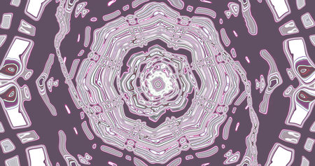 Swirling patterns of vibrant colors create an intricate design. The shapes and lines form a...