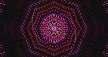 Colorful, intricate geometric patterns create a captivating visual experience. The design features...