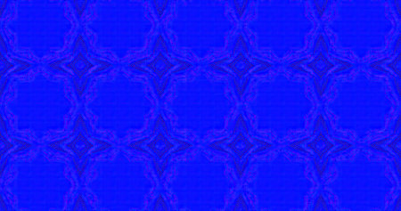 Vibrant abstract blue pattern with intricate designs and textures