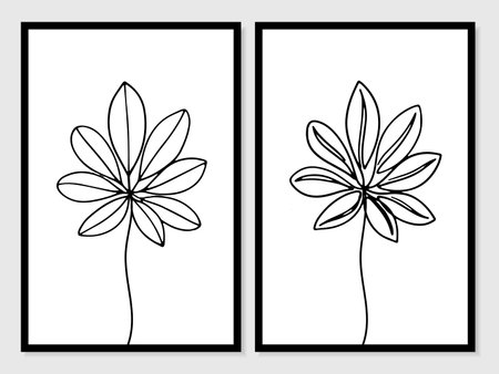 Nature line art Hand drawn. Illustration about Nature line art.のイラスト素材