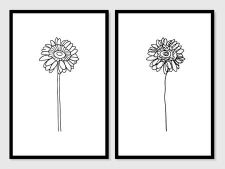 Nature line art Hand drawn. Illustration about Nature line art.のイラスト素材
