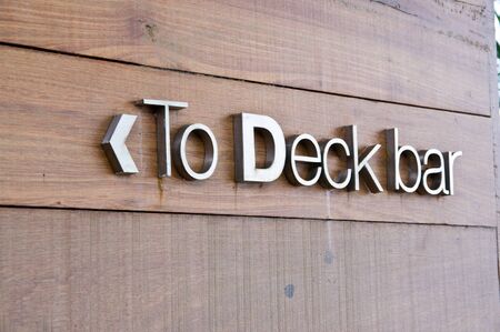 Deck barの写真素材