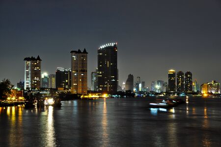 City at nightの写真素材