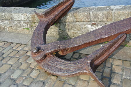 Old anchorの写真素材