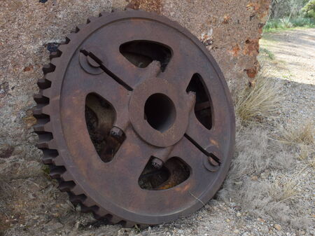 Iron gearの写真素材