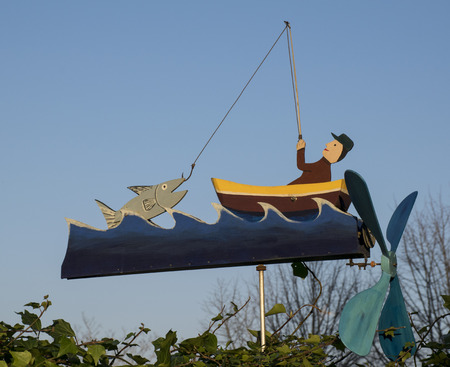 Fisherman pinwheelの写真素材