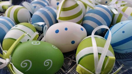 Easter eggsの写真素材