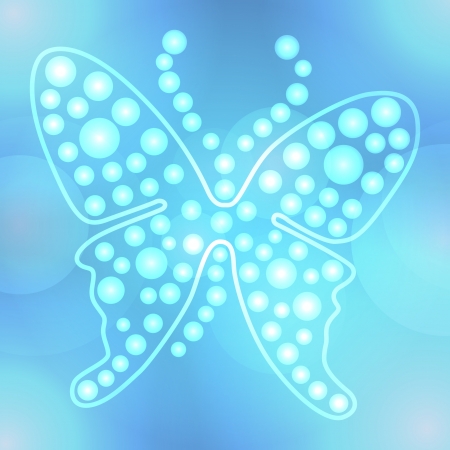 Abstract butterfly backgroundのイラスト素材