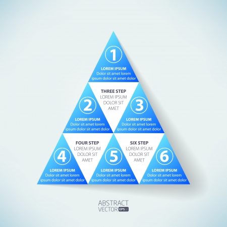 Abstract vector infographic のイラスト素材