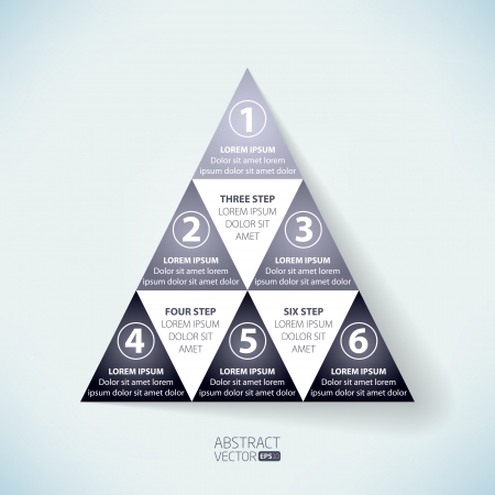 Abstract vector infographic のイラスト素材
