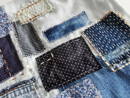 Denim texture. Denim background. Denim texture. Jeans background.
