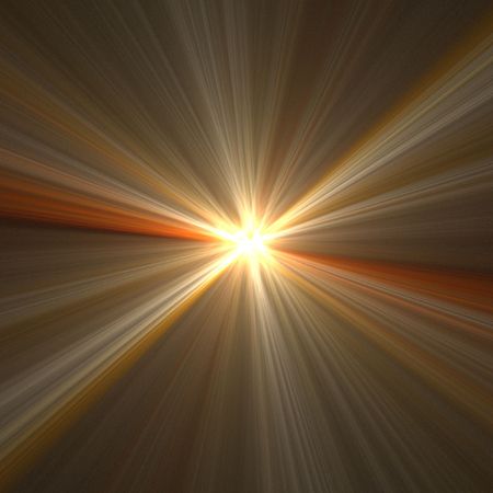 Abstract fractal background. Computer generated graphics. Speed and light - explosion.の写真素材