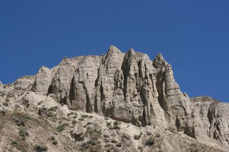 Interesting rock formation near Kamloops, BC, Canada.の素材 [FY3101816031]