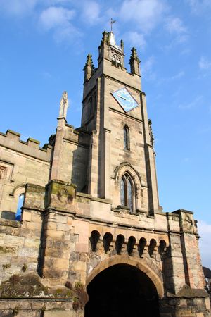 East Gate. Warwick town in Warwickshire - West Midlands, England.