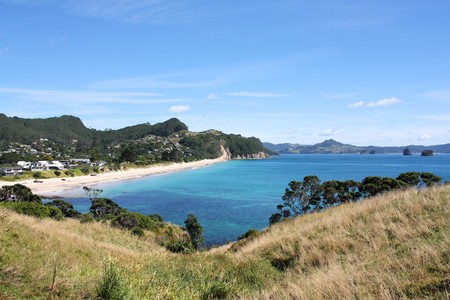 Hahei Beach in Coromandel peninsula. New Zealand - North Island.の写真素材