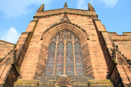 Wolverhampton in West Midlands, England. St. Peter's Collegiate Church.の写真素材