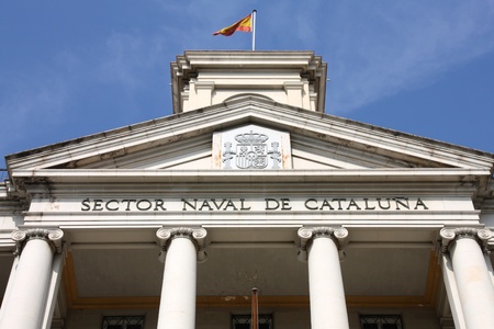 Sector Naval de Catalunya - government building in Barcelona, Cataloniaの写真素材