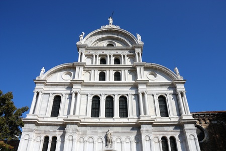 Chiesa di San Zaccaria (St. Zacharias) - church in Venice, dedicated to the father of John the Baptist, whose body it supposedly contains. Mixture of gothic and renaissance style.の写真素材