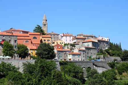 Croatia - Labin on Istria peninsula. Typical Croatian old town.の写真素材