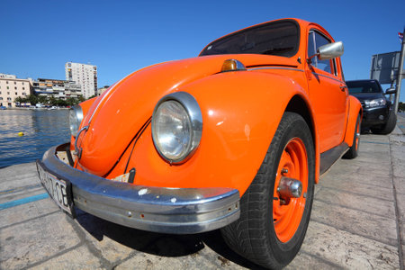 ZADAR, CROATIA - JUNE 22: VW Beetle car on June 22, 2011 in Zadar, Croatia. More 21m of these VWs...