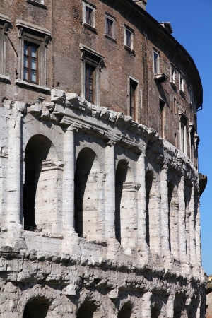 Rome, Italy - Teatro Marcello, ancient Roman theatreの写真素材