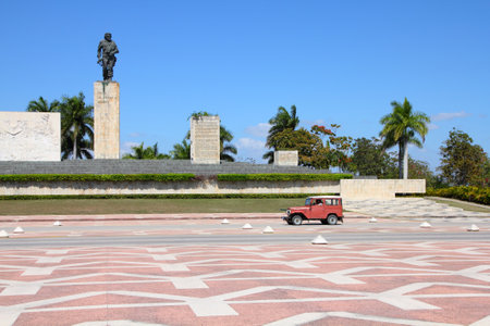 Che Guevara mausoleum in Santa Clara, Cuba. Symbol of revolution.のeditorial素材