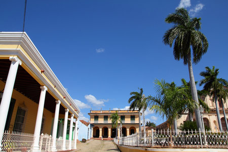 Trinidad, Cuba - the old town. UNESCO World Heritage Site.のeditorial素材