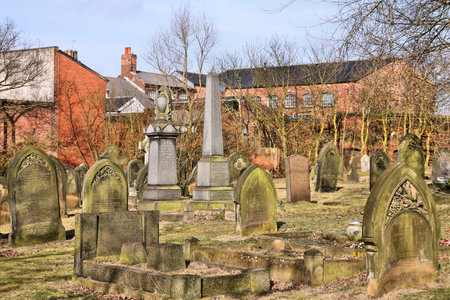 BIRMINGHAM, UK - MARCH 11: Famous Warstone Lane Cemetery on March 11, 2010 in Birmingham, UK. The...