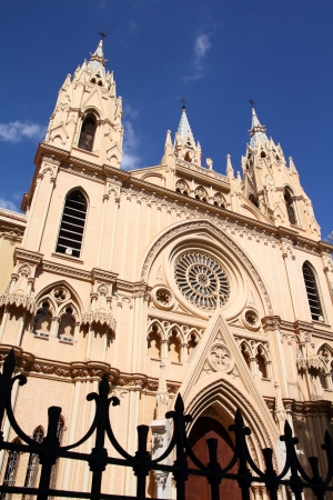 Malaga in Andalusia region of Spain. Sacred Heart church (Iglesia Sagrado Corazon).の写真素材