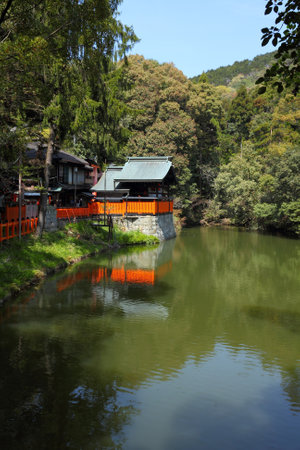 Fushimi Inari Taisha shrine in Kyoto prefecture of Japan. Famous shinto shrine.のeditorial素材