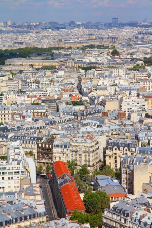 Paris, France - aerial city view. UNESCO World Heritage Site.の写真素材