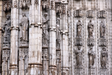 Seville, Spain - detail of the cathedral の写真素材