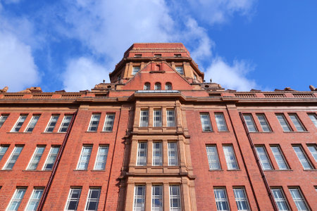 Manchester - city in North West England (UK). University of Manchester, Sackville Street Building.