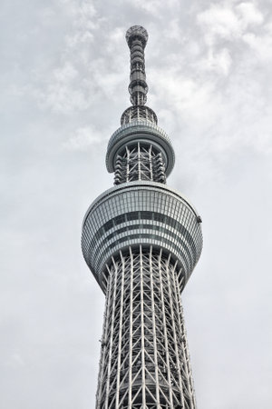 TOKYO - APRIL 13: Skytree Tower on April 13, 2012 in Tokyo. It is the second tallest structure in...