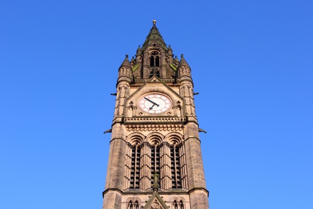 Manchester - city in North West England (UK). City Hall.
