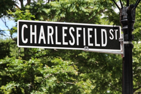 Providence, Rhode Island. City in New England region of the United States. Charlesfield Street.