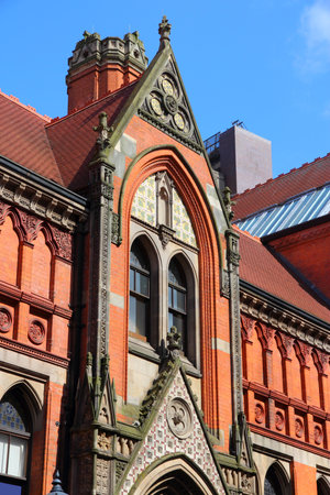 Birmingham in West Midlands, England. Birmingham City University - Margaret Street campus.のeditorial素材