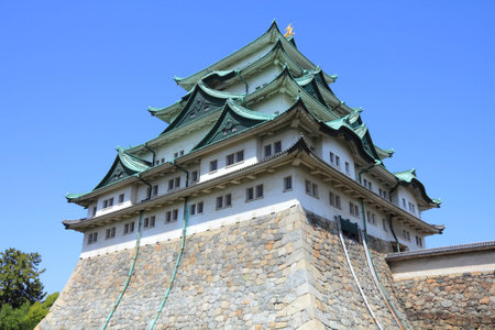 Nagoya, Japan - city in the region of Chubu in Aichi prefecture. Nagoya-jo castle.のeditorial素材