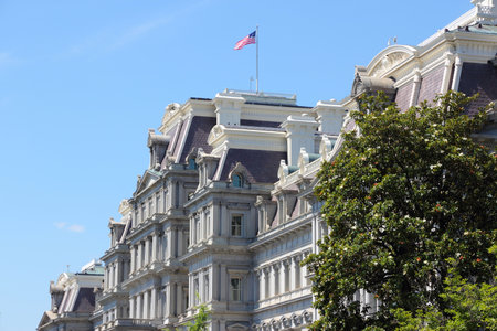 Washington DC, capital city of the United States. Eisenhower Executive Office Building.のeditorial素材
