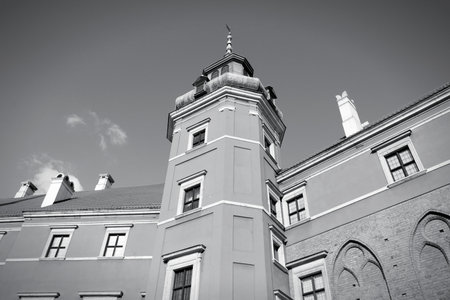 Warsaw, Poland. Old Town - famous Royal Castle. のeditorial素材