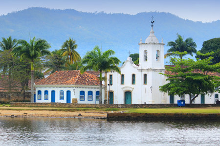 Paraty, Brazil - old town in state of Rio de Janeiro.のeditorial素材