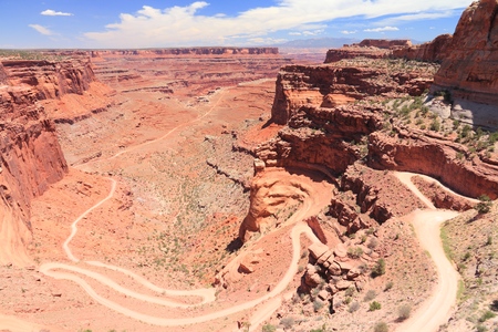 Canyonlands National Park, United States - Shafer Canyon.の写真素材
